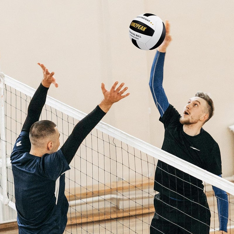 RUN2PEAK Setter Training Volleyball Official Size 5 Volleyballs Heavy Weight Ball PU Practice Volley Balls for Indoor Rebounder Equipment Setters Weighted Volleyball Setting Trainer - Image 5